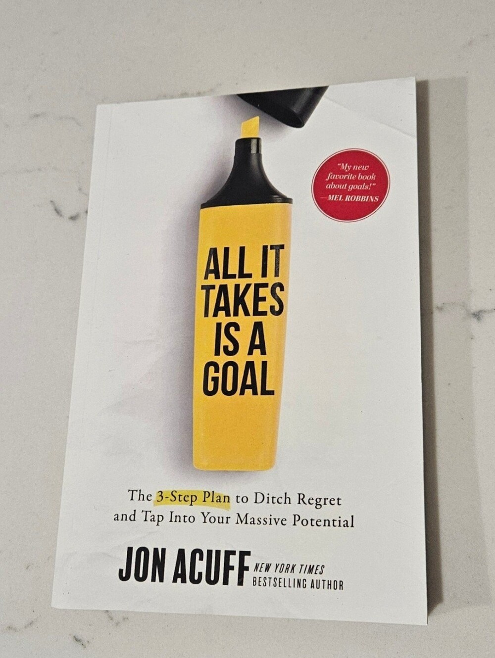 BOGO All It Takes Is a Goal: The 3-Step Plan to Ditch Regret Jon Acuff Paperback